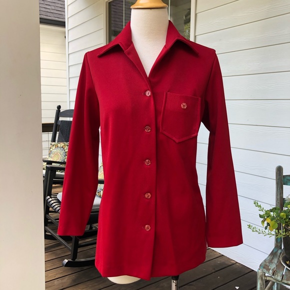 Vintage Tops - 70’s Sears polyester shirt